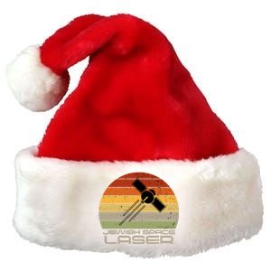 Jewish Space Laser Fan Design Funny Prank Astronomy Universe Premium Christmas Santa Hat