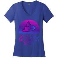 Jet Ski Lovers S Jet Ski Dad Regular Dad But Cooler Cute Gift Women's V-Neck T-Shirt