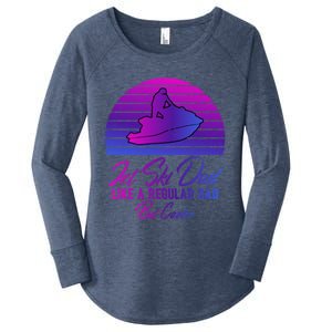 Jet Ski Lovers S Jet Ski Dad Regular Dad But Cooler Cute Gift Women's Perfect Tri Tunic Long Sleeve Shirt