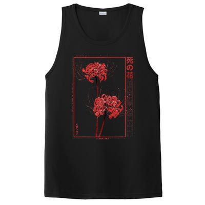 Japanese Spider Lily Soft Grunge Anime Aesthetic Flower PosiCharge Competitor Tank