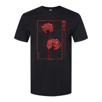 Japanese Spider Lily Soft Grunge Anime Aesthetic Flower Softstyle CVC T-Shirt