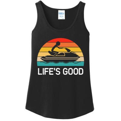 Jet Ski LifeS Good Life Quotes For Family Ladies Essential Tank