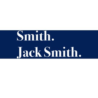 Jack Smith Lets Go Jack Smith Jack Smith Fan Club Jack Smith For President J Bumper Sticker