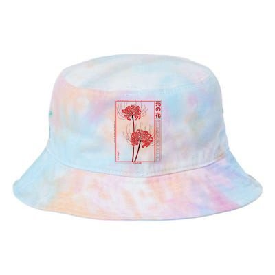 Japanese Spider Lily Soft Grunge Anime Aesthetic Flower Tie Dye Newport Bucket Hat