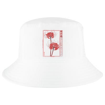 Japanese Spider Lily Soft Grunge Anime Aesthetic Flower Cool Comfort Performance Bucket Hat