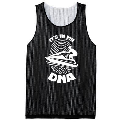 Jet Ski Lover Its In My DNA Jet Ski Lover Gift For Skier Mesh Reversible Basketball Jersey Tank