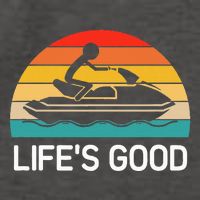 Jet Ski LifeS Good Life Quotes For Family Vector Backpack