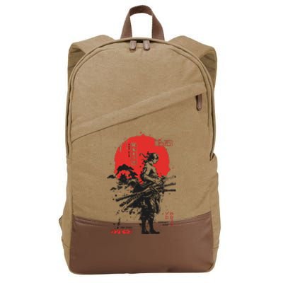 Japanese Samurai Limited Edition Anime Manga Legend Cotton Canvas Backpack