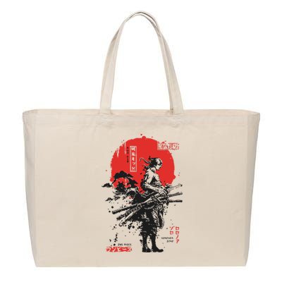 Japanese Samurai Limited Edition Anime Manga Legend Cotton Canvas Jumbo Tote