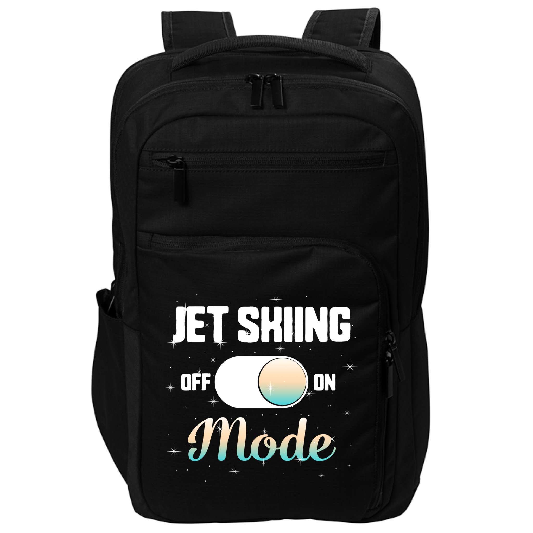 Jet Skiing Lover Jet Ski Mode On Athletic Beach Summer Sport Gift Impact Tech Backpack