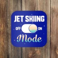 Jet Skiing Lover Jet Ski Mode On Athletic Beach Summer Sport Gift Coaster