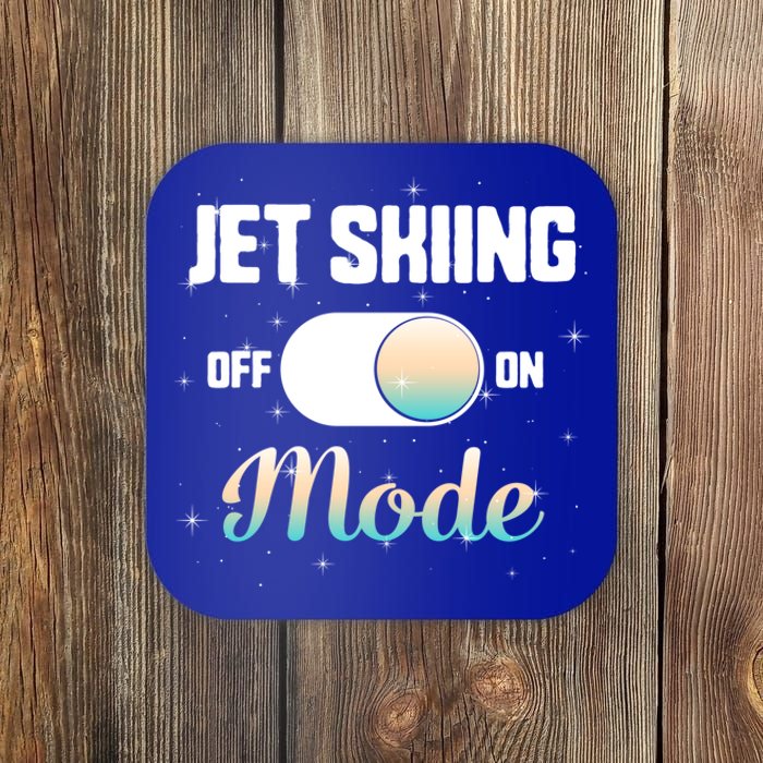 Jet Skiing Lover Jet Ski Mode On Athletic Beach Summer Sport Gift Coaster