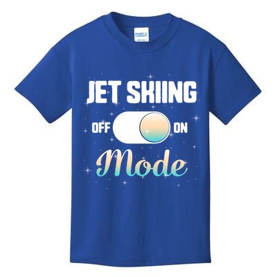 Jet Skiing Lover Jet Ski Mode On Athletic Beach Summer Sport Gift Kids T-Shirt
