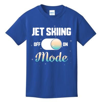 Jet Skiing Lover Jet Ski Mode On Athletic Beach Summer Sport Gift Kids T-Shirt