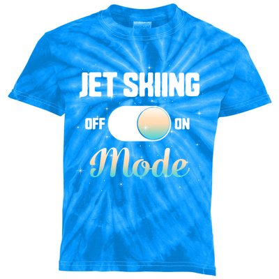 Jet Skiing Lover Jet Ski Mode On Athletic Beach Summer Sport Gift Kids Tie-Dye T-Shirt