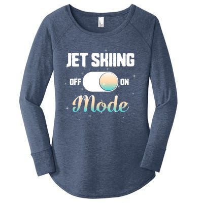 Jet Skiing Lover Jet Ski Mode On Athletic Beach Summer Sport Gift Women's Perfect Tri Tunic Long Sleeve Shirt