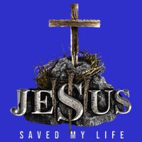 Jesus Saved My Life Christian Religious Bible Church Women's V-Neck T-Shirt