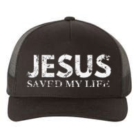 Jesus Saved My Life Jesus Cross Family Adult Matching Group Yupoong Adult 5-Panel Trucker Hat