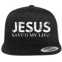 Jesus Saved My Life Jesus Cross Family Adult Matching Group Flat Bill Trucker Hat