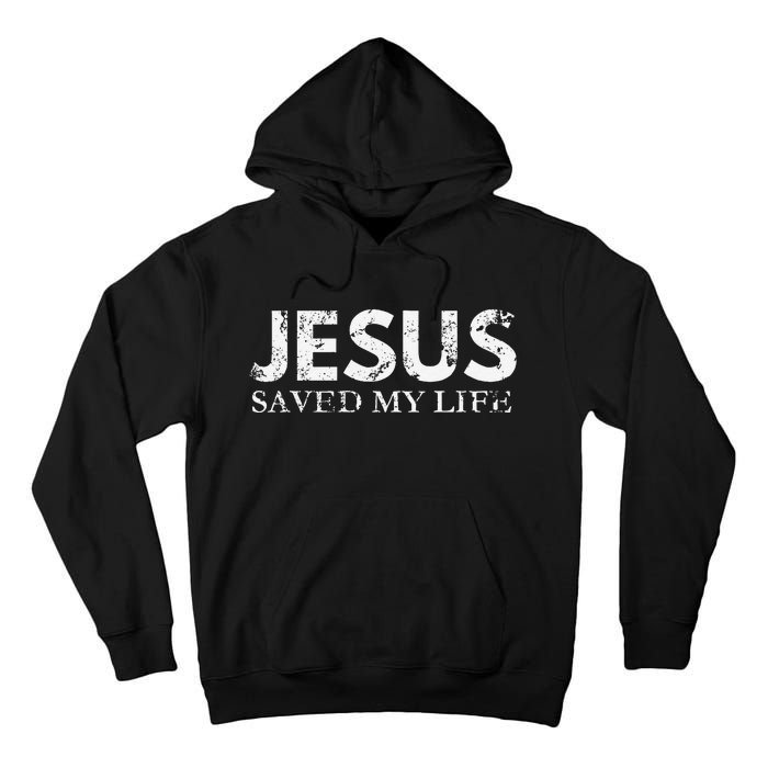 Jesus Saved My Life Jesus Cross Family Adult Matching Group Tall Hoodie