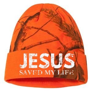 Jesus Saved My Life Jesus Cross Family Adult Matching Group Kati Licensed 12" Camo Beanie