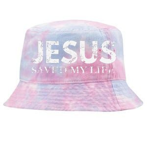 Jesus Saved My Life Jesus Cross Family Adult Matching Group Tie-Dyed Bucket Hat