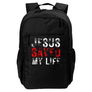 Jesus Saved My Life Christian Cross Daily Commute Backpack