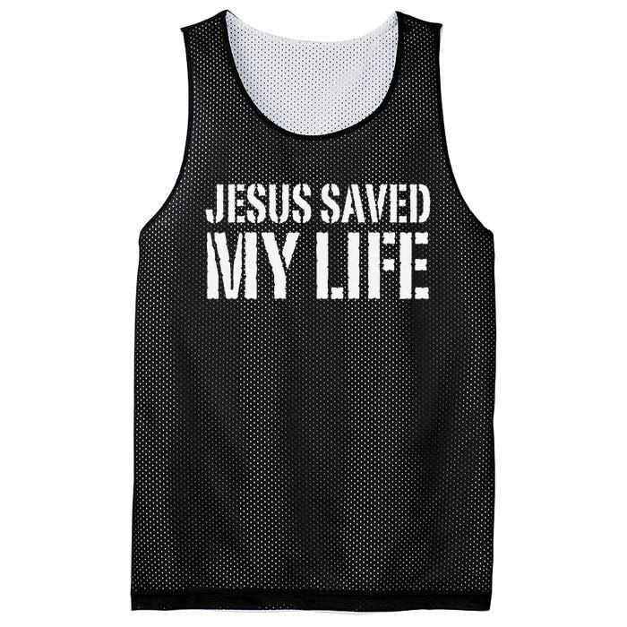 Jesus Saved My Life Jesus Christ Family Adult Matching Group Mesh Reversible Basketball Jersey Tank