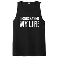 Jesus Saved My Life Jesus Christ Family Adult Matching Group PosiCharge Competitor Tank