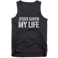 Jesus Saved My Life Jesus Christ Family Adult Matching Group Tank Top