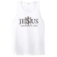 Jesus Saved My Life Christian Religious Believer PosiCharge Competitor Tank