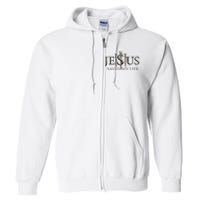 Jesus Saved My Life Christian Religious Believer Full Zip Hoodie