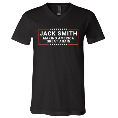 Jack Smith Making America Great Again America Great Again Jack Smith Fan Club V-Neck T-Shirt