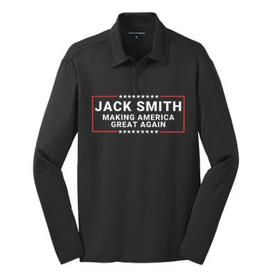 Jack Smith Making America Great Again America Great Again Jack Smith Fan Club Silk Touch Performance Long Sleeve Polo