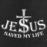 Jesus Saves My Life With Nails 7 Panel Mesh Trucker Snapback Hat