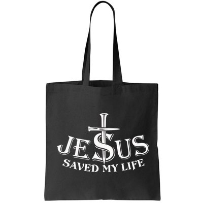 Jesus Saves My Life With Nails Bag