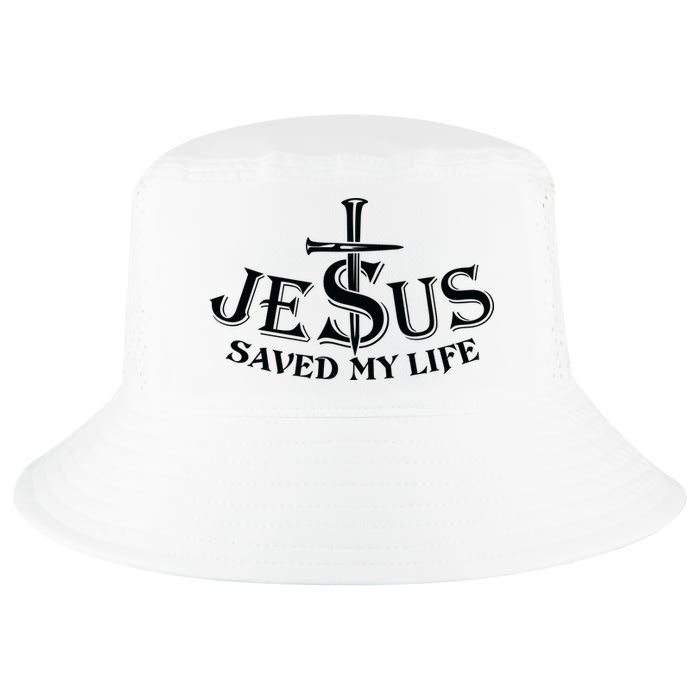 Jesus Saves My Life With Nails Cool Comfort Performance Bucket Hat