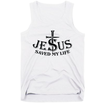 Jesus Saves My Life With Nails Tank Top