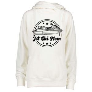 Jet Ski Mom Gift Jet Ski Skiing Water Sports Jet Skier Meaningful Gift Womens Funnel Neck Pullover Hood