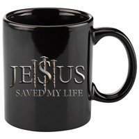 Jesus Saved My Life Christian Religious Believer 11oz C Handle Ceramic Mug