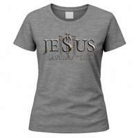 Jesus Saved My Life Christian Religious Believer Women's T-Shirt