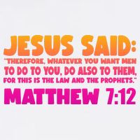 Jesus Said Matthew 7:12 Bible Verse Toddler T-Shirt