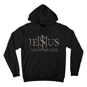 Jesus Saved My Life Christian Religious Believer  Hoodie