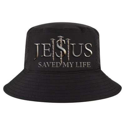 Jesus Saved My Life Christian Religious Believer WoMen Cool Comfort Performance Bucket Hat