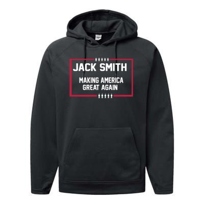 Jack Smith Making America Great Again 2024 Performance Fleece Hoodie