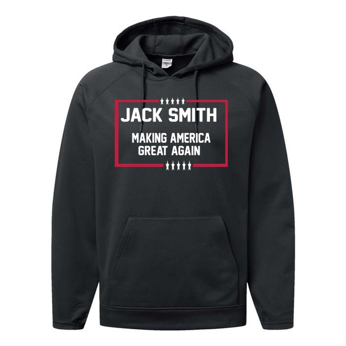 Jack Smith Making America Great Again 2024 Performance Fleece Hoodie