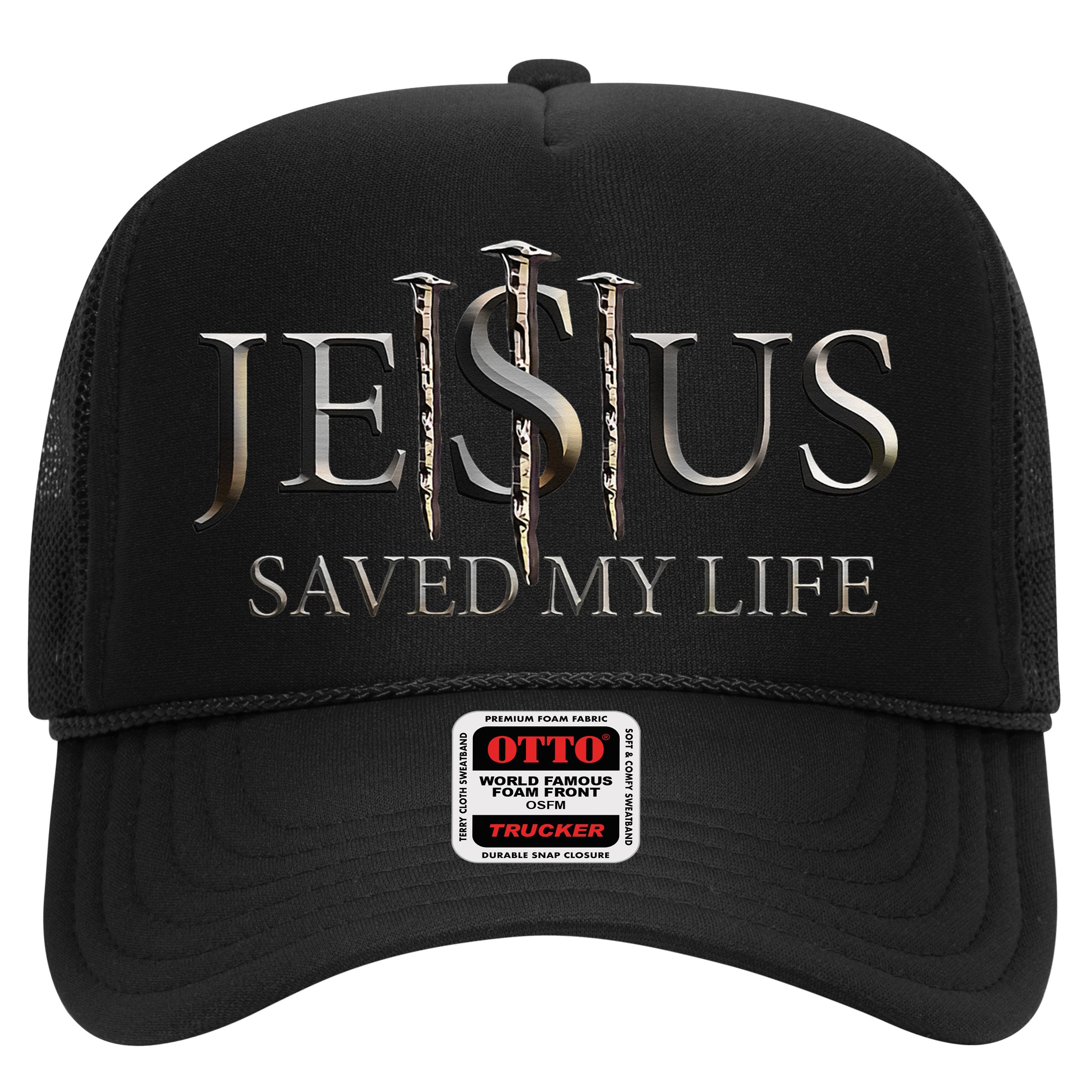 Jesus Saved My Life Christian Religious Believer Hat