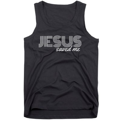 Jesus Saved Me Tank Top