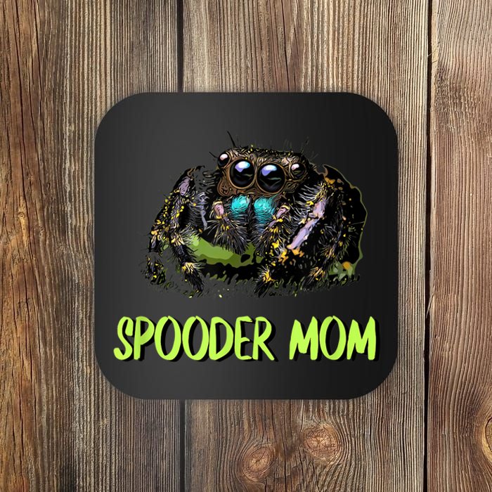 Jumping Spider Mom Spooder Mom Mothers Day Wo Pet Spider Coaster