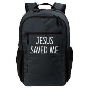 Jesus Saved Me Daily Commute Backpack